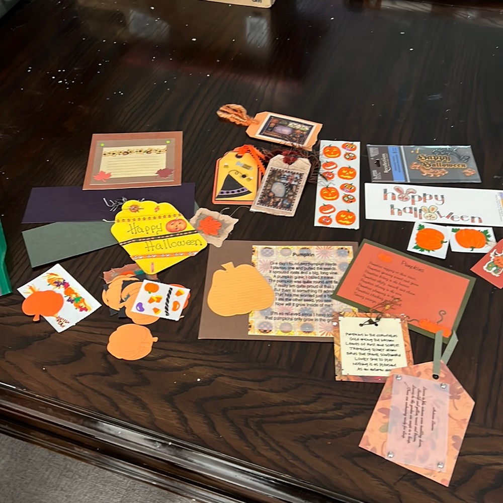 Fall/Halloween scrapbooking lot